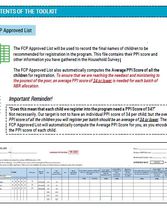 FCP Approved List of Children for Registration