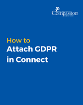 How to Attach GDPR in Connect