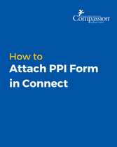 How to Attach PPI form in Connect