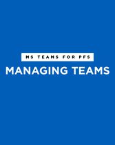 Managing Teams