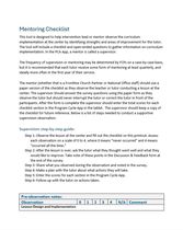 CwC Curriculum Mentoring Checklist Class