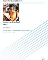 RA: Grade 1 Learner Guide - Student Activity