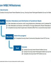 GUS M&E Milestones