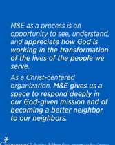 M&E and God's Faithfulness