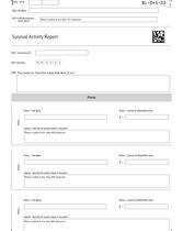 BL-045-03: Survival Activity Report (Fillable Form)