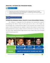 Session Guide: Integrated Program Model