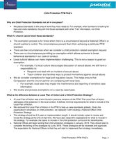 FAQs on Child Protection (PFM 2.6) 