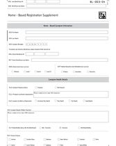 BL-003-04: Home-Based Registration Supplement