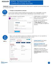 How to Use the Communications Feature