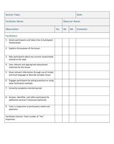 Supervision Checklist Tool (Printable)