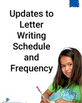 Letter Writing Schedule Updates