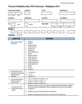 PPI Form - Tagalog