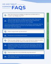 Common FAQs on Tablet and IME