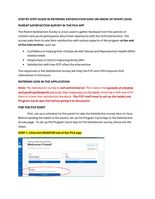 Satisfaction Survey