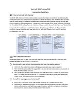 YLS Implementation Checklist