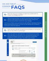 Common FAQs on Tablet and IME