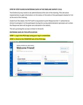 How to enter data in the Endline Survey Tool for YLS