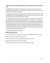 How to enter data in the Supervisor Checklist for YLS