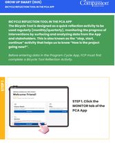 Entering data on Grow Up Smart