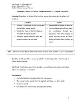 GR1 Introduction to Child Development Stages of Growth
