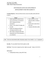 HV11 Encourage Language and Literacy Development for the Older 2s