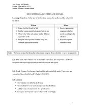 HV1 Recognizing Baby's Needs and Signals