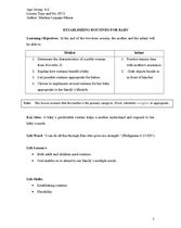 HV2 Establishing Routines for Baby