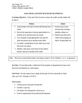 HV7 Safe Gross and Fine Motor Developments