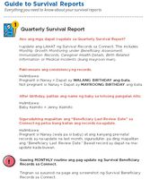 Guide to Survival Reports