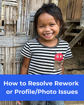 How to Resolve  “Rework Profile/Photo”