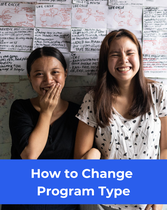 How to Change Program Type